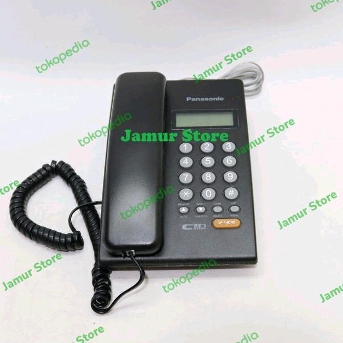 TERBARU Telepon Kantor/ Telepon Rumah / Telepon Kabel Panasonic KX-TS402 Black