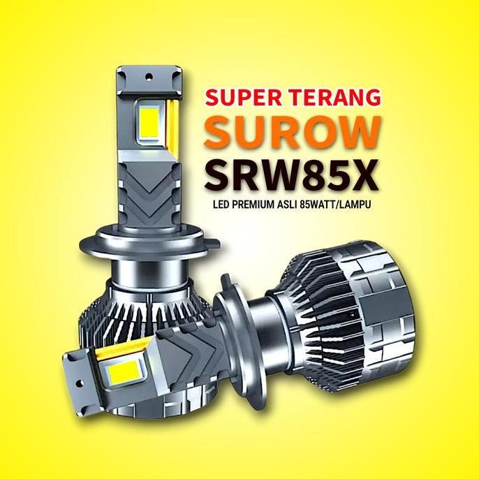 Revasin9 - Lampu LED Mobil H4 H11 H16 H8 H9 HB3 HB4 H7 H1 HIR2 95-96 SRW85X Super Terang