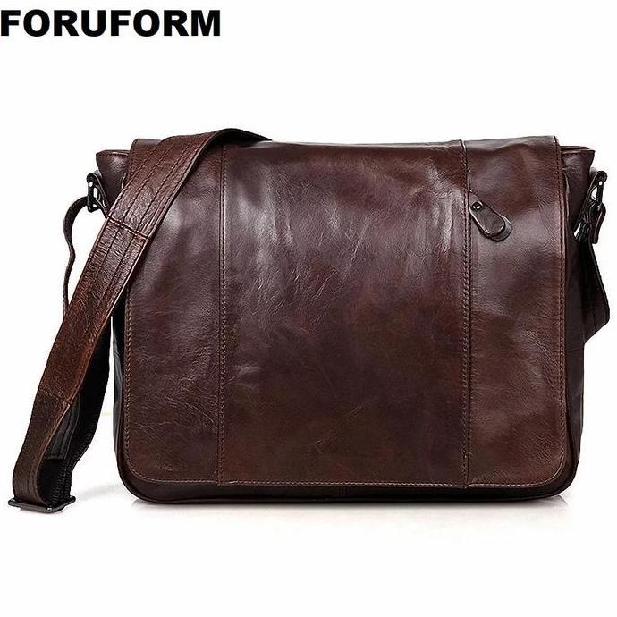 TAS BAHU LAPTOP TAS BUKU TAS SELEMPANG WANITA PRIA KULIT ASLI