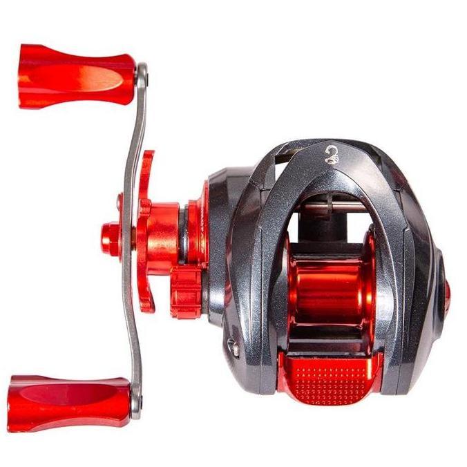 Reel BAITCASTING Lemoren GhostHunter Ratio 7.2:1 Max drag 8kg Reel BC handle kanan/kiri RP003