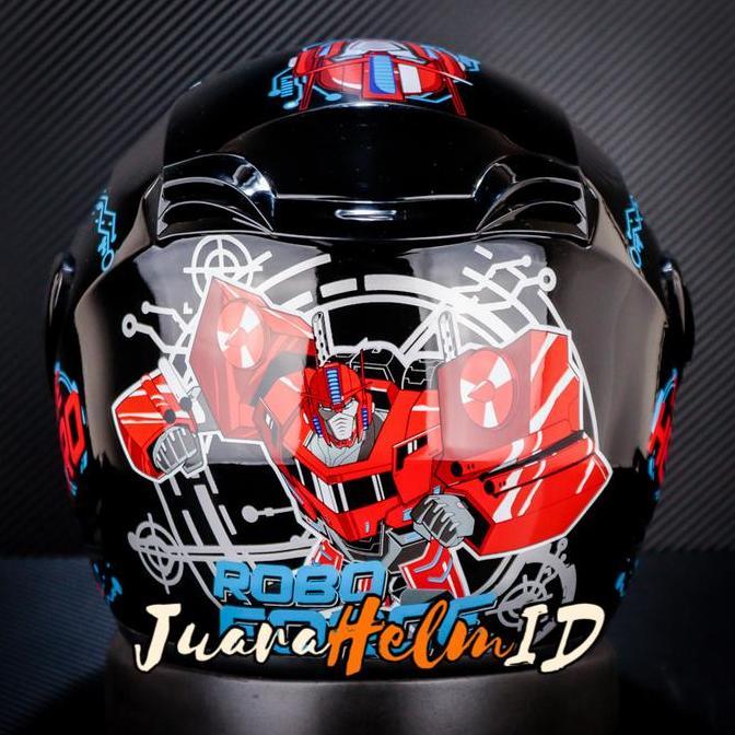ASCA HELM ANAK / CARTOON ROBO FORCE #1 / MODEL GM FIGHTER KIDS Terlaris