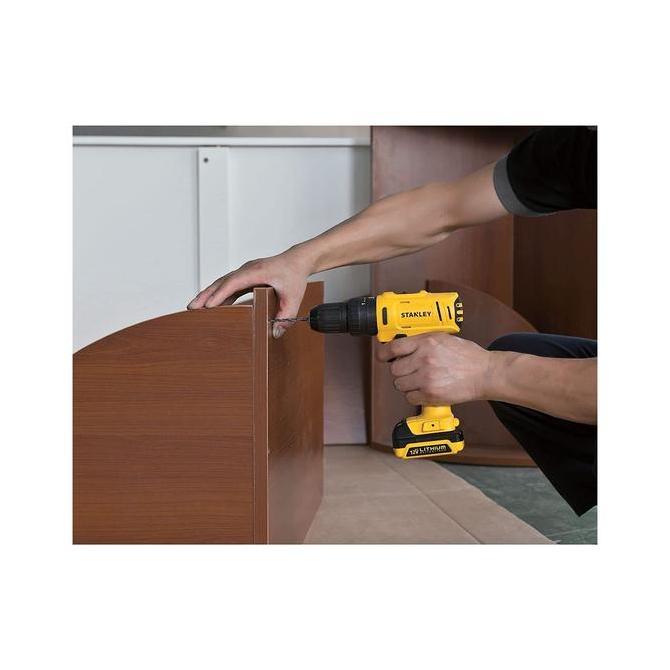 Sale Stanley Cordless Impact Drill / Bor Impact Baterai 10.8V Sch121S2