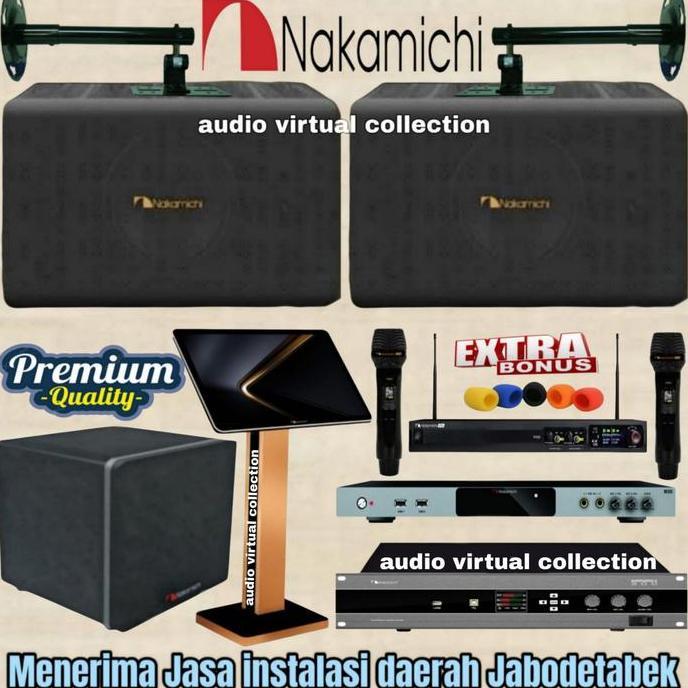 Paket Karaoke NAKAMICHI full set + Player Nakamichi ( ORIGINAL )