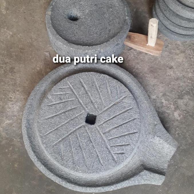 cintamellyshop - gilingan manual kacang kedelai batu pahatan