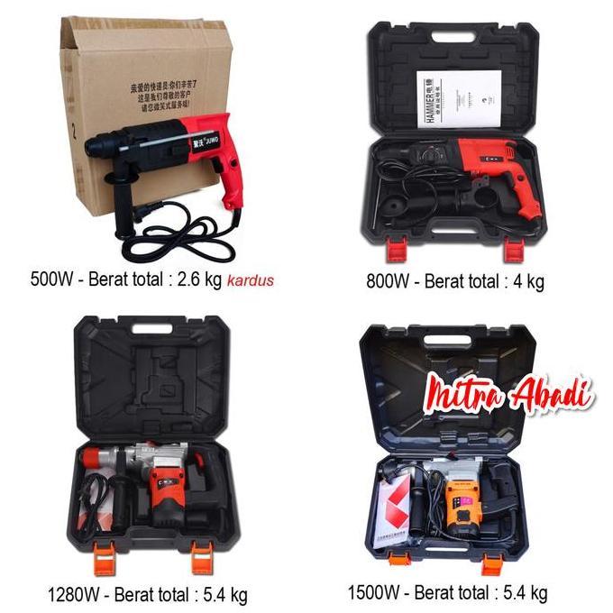 Promo Mesin Bor Bobok Tembok Beton Rotary Hammer Drill Impact