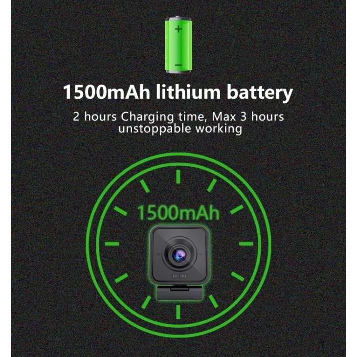 Ready HOSODO HSD-P100 Wireless Webcam Full HD for Meeting Streaming