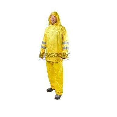 Terlaris Jas Hujan Rainsuit Pvc L Yellow Krisbow 10051755