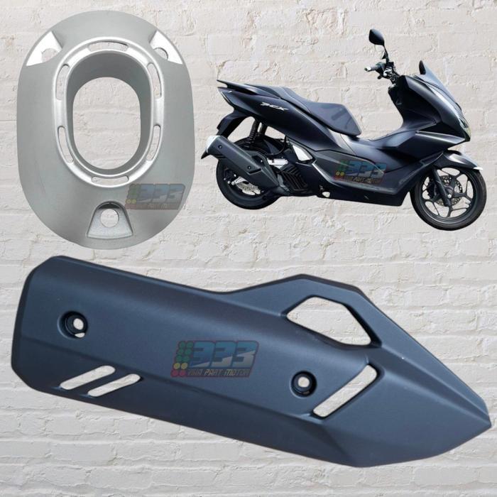 cover knalpot pcx 160 tameng knalpot pcx 160 moncong ujung knalpot pcx 160 vario 160