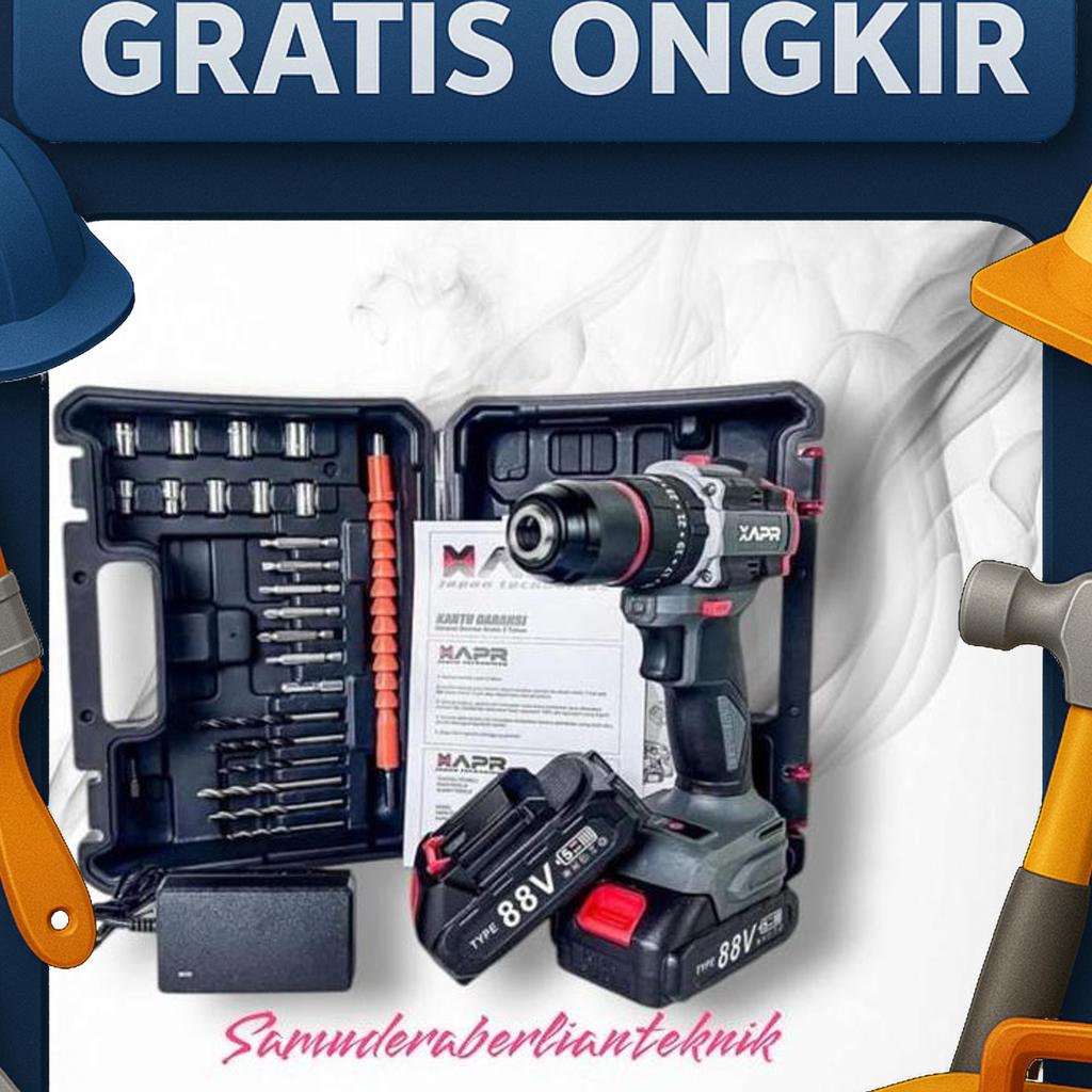 Bor Apr Ap34+ 2 Baterai Brushlees