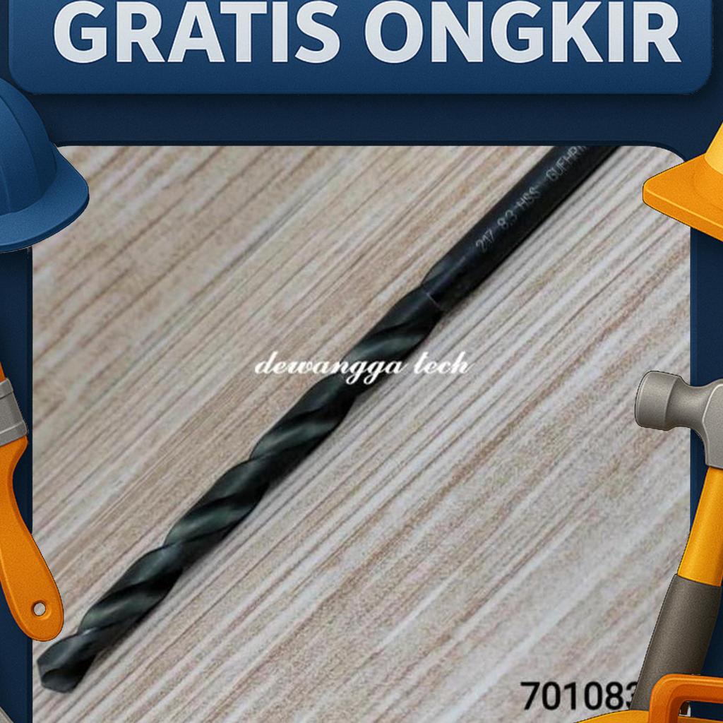 Guhring Mata Bor Besi 8.3Mm Long Drill 8.3 Mm Hss Bor Panjang 8 . 3 Mm Germany