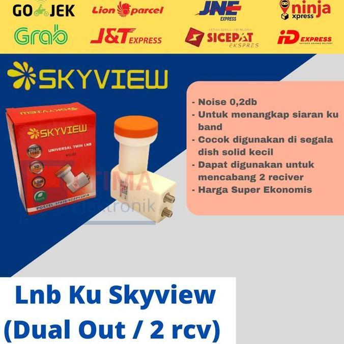 Lnb ku Band skyview dual out