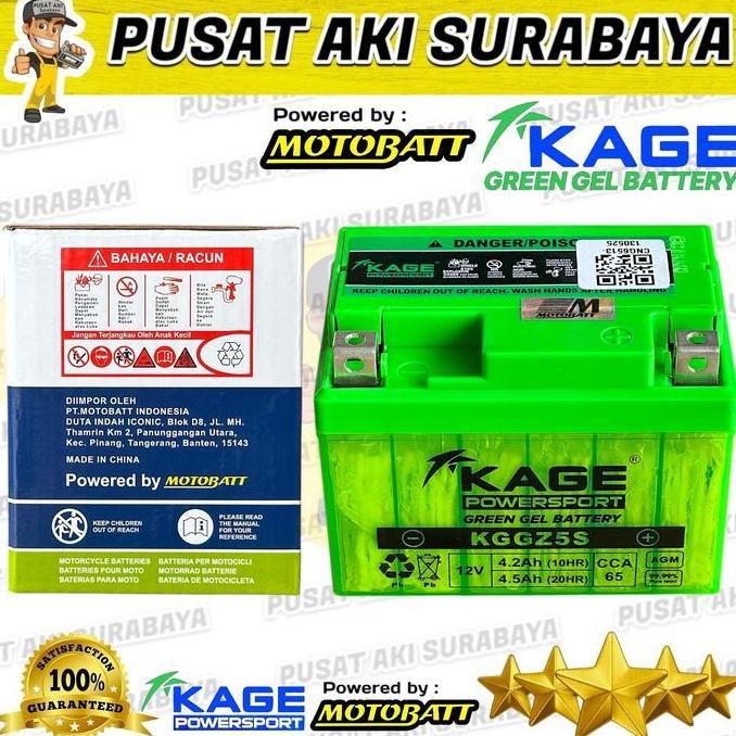 Motobatt Mtz5S Accu Gel Vario Old 110 Beat Aki Motor Beat Karbu Supra 125 Vario 110 Vixion Nvl Kggz5