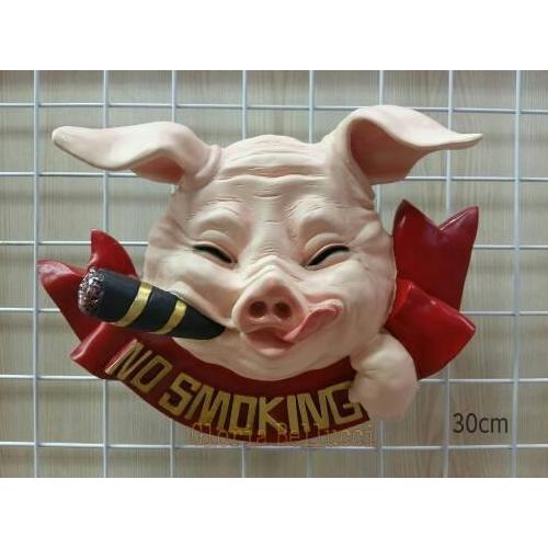 Pajangan Babi No Smoking Gantung / Pig