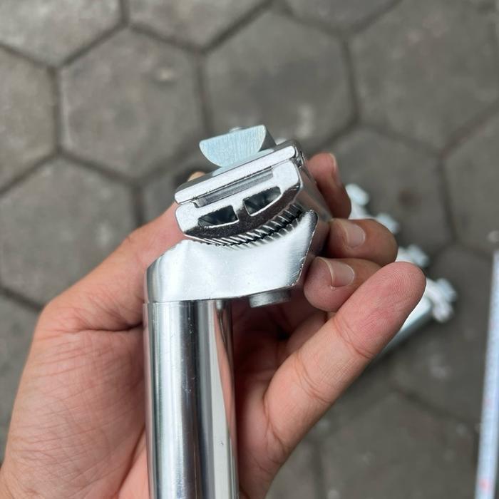 Seatpost Federal Panjang Seatpost 25.4 Seatpost Jadul Silver Hx Taiwan Original Dan Terpercaya