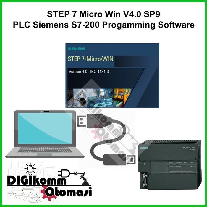 Siemens Step 7 Micro Win V4.0 Sp9 Plc Progamming Software Original Dan Terpercaya