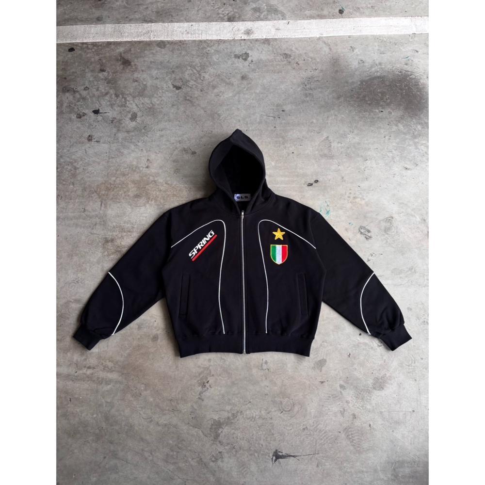 SHE LOVES SPRING ITALY ZIP HOODIE