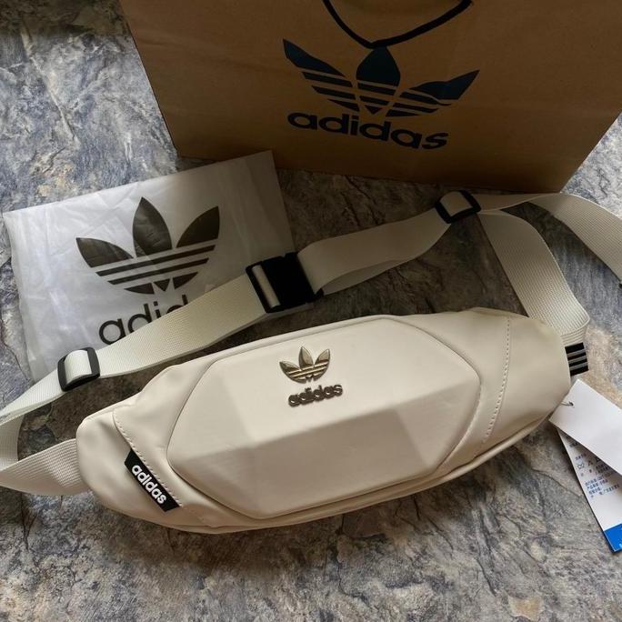 Tas Waistbag Adidas Diamond Original White Bags