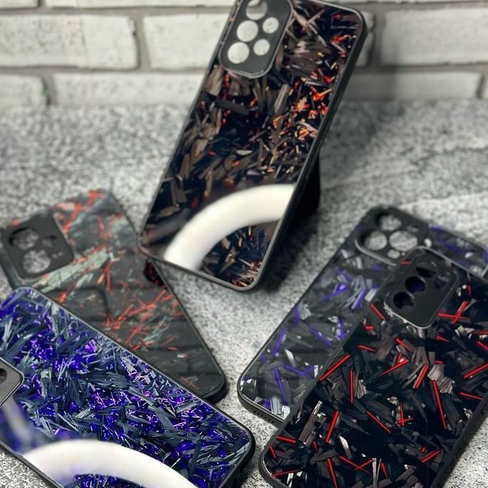 Sasti_permata2 - Softcase Glass Carbon Forged Case All Type iPhone Samsung Oppo