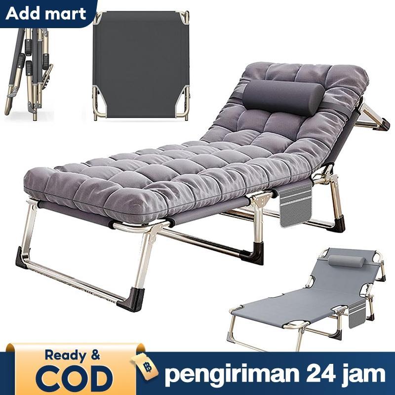 Kursi Lipat Outdoor Ranjang Lipat Portable Tempat Tidur Lipat Multifungsi Kursi Lipat Camping