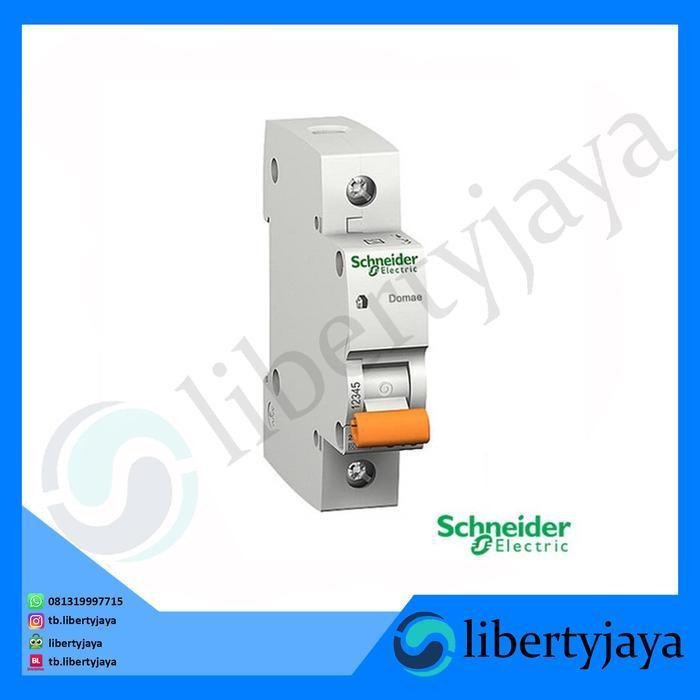 Mcb Listrik C25 Domae 25 Ampere 1 Pass Schneider Original Dan Terpercaya