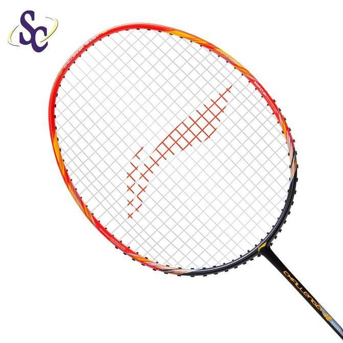Clear Sale Raket Badminton Lining Challenger 42 Boost Black Red