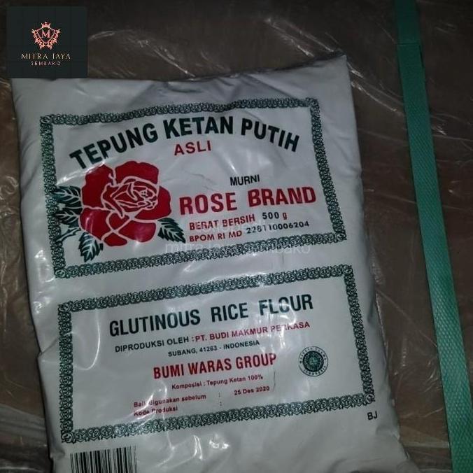 Gosend/ Grab Tepung Ketan - Rose Brand - 1/2 Kg