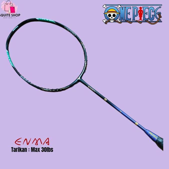 Raket Victor X One Piece Zoro Badminton Carbon Grafhite Mas 31 Lbs BG66 Ultimax 4U dengan Tas dan Gr