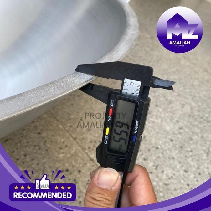 wajan kuali katel ceper jumbo no 28 penggorengan alumunium tebal anti lengket  Besar kancah Jumbo AG