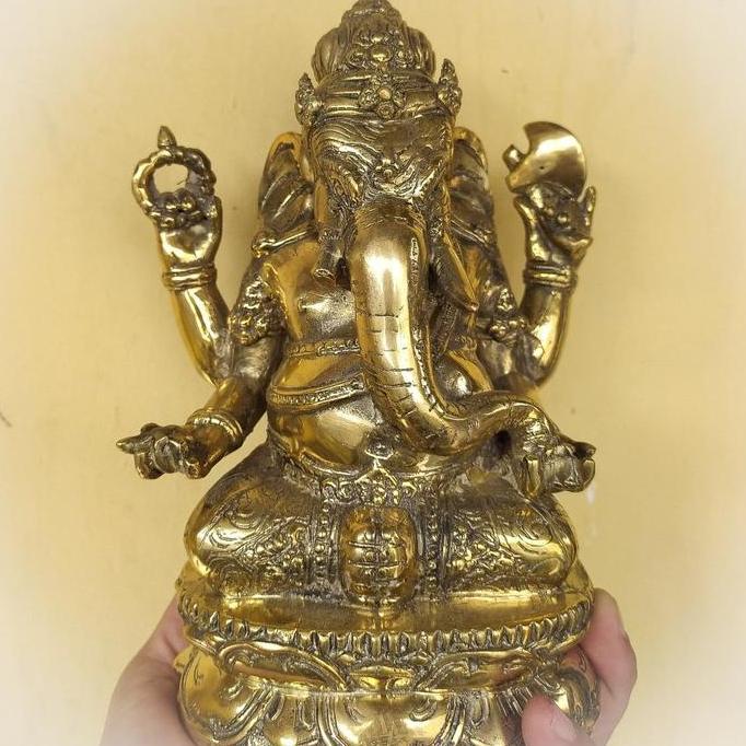 Terlaris Patung Dewa Ganesha Patung Kuningan Sari Besar