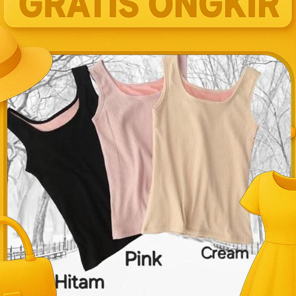 Tengtop Tangtop Wanita Winter Musim Dingin Salju Thermal Tebal Hangat Wanita