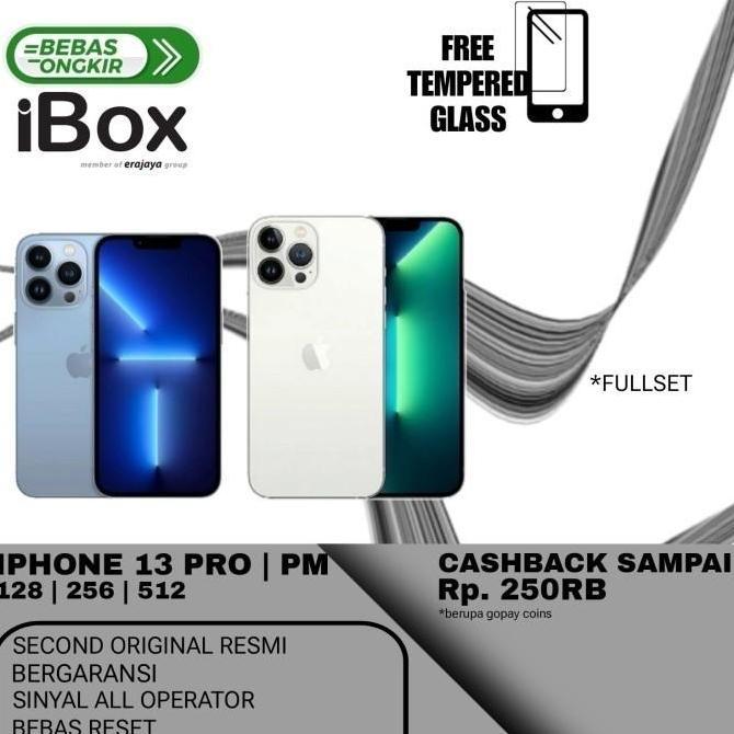 Terlaris Ibox | Iphone 13 Pro | Pro Max 128Gb 256Gb 512Gb Second Garansi Ibox