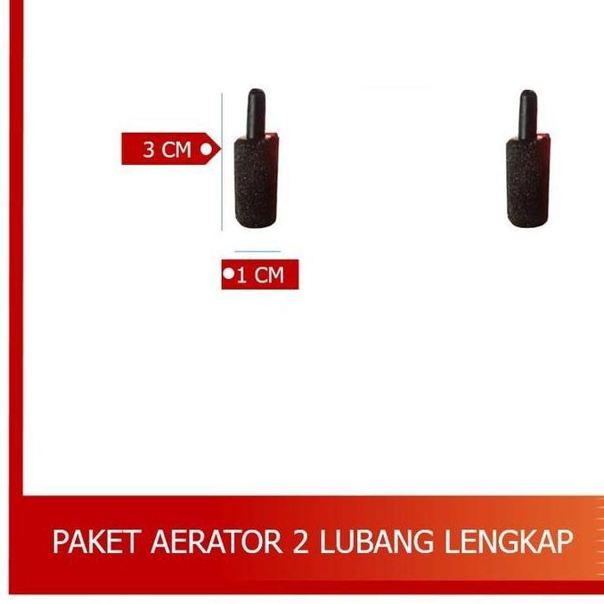 {PAKET LENGKAP MESIN AERATOR DUA LUBANG}PAKET LENGKAP AERATOR 2 LUBANG MESIN GELEMBUNG AQUARIUM 2 LU