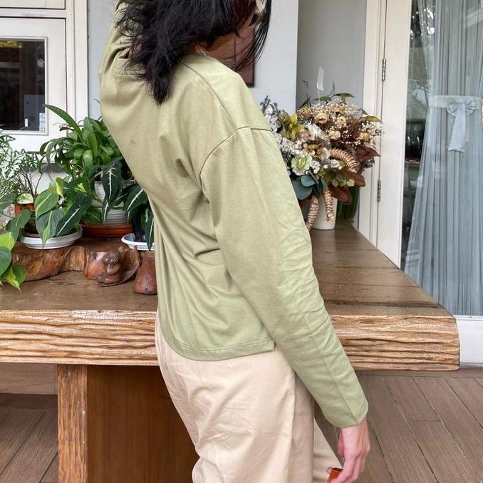 Agni - Dev Tee Olive Green - T-Shirt (Kaos) Wanita Olive Green