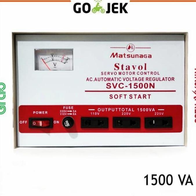 Stabilizer 1500 Watt-stavol 1500VA-Matsunaga 1500N Stavolt Matsunaga
