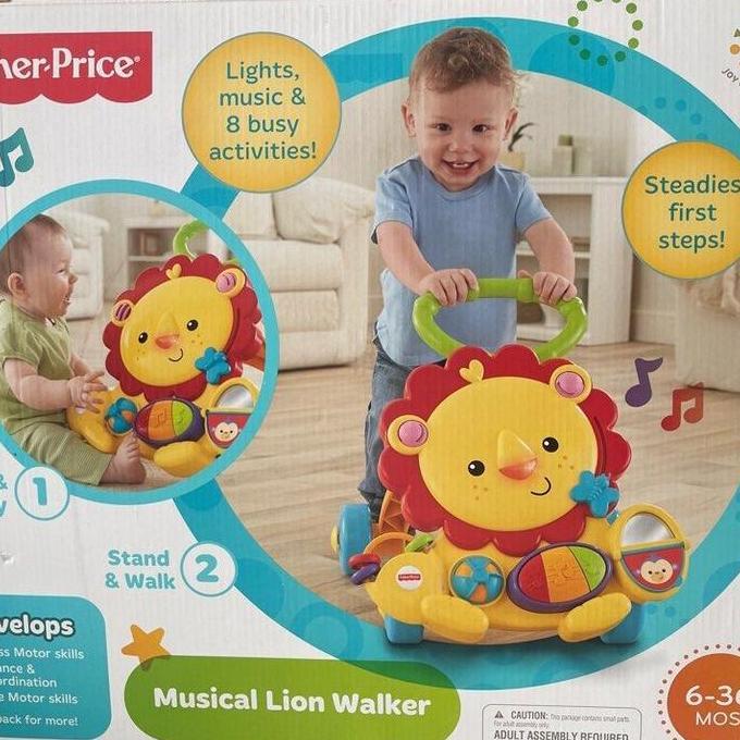 Push Walker Lion walker Fisher Price Preloved