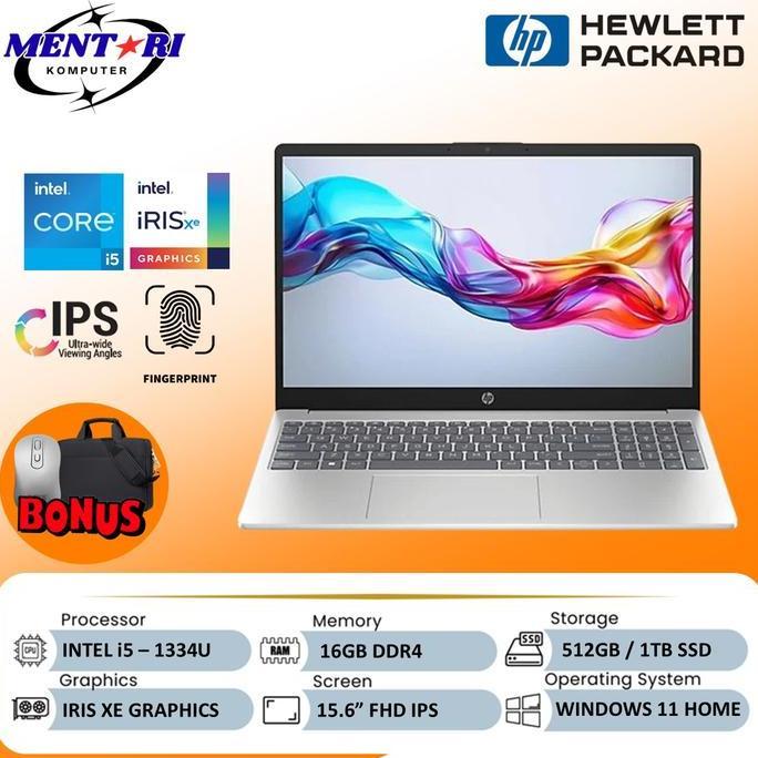Terlaris Laptop Hp 15 Core I5 Gen 13 32Gb 512Gb 15.6 Inch Full Hd Win 11