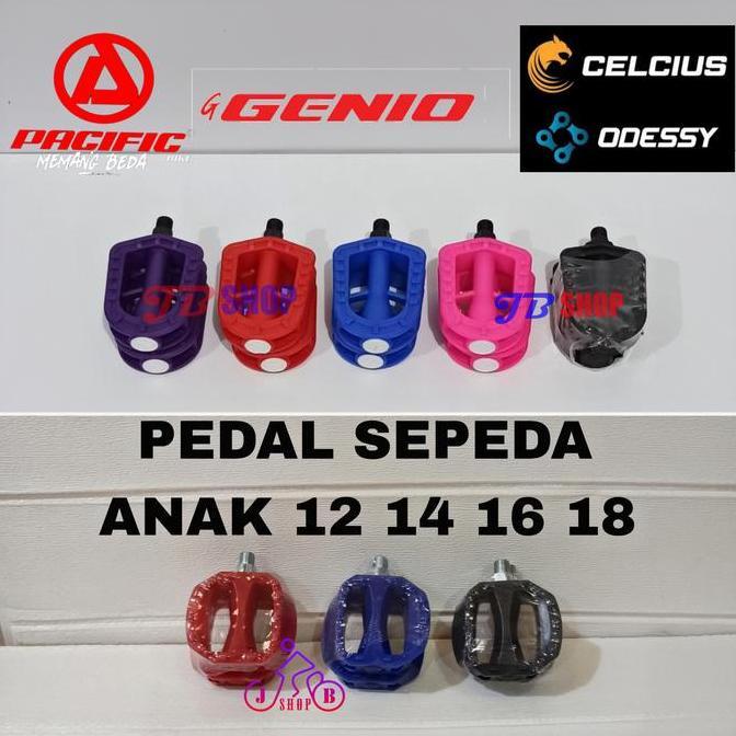 PEDAL GOWESAN SEPEDA ANAK 12 14 16 18 PACIFIC CELCIUS ATLANTIS SEPEDA BMX MINI MINION KUAT ANTI SLIP