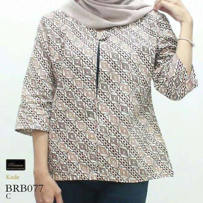 Risna Batik BRB077 Bolero Cardan Blazer Wanita 7/8 Exclusive Premium