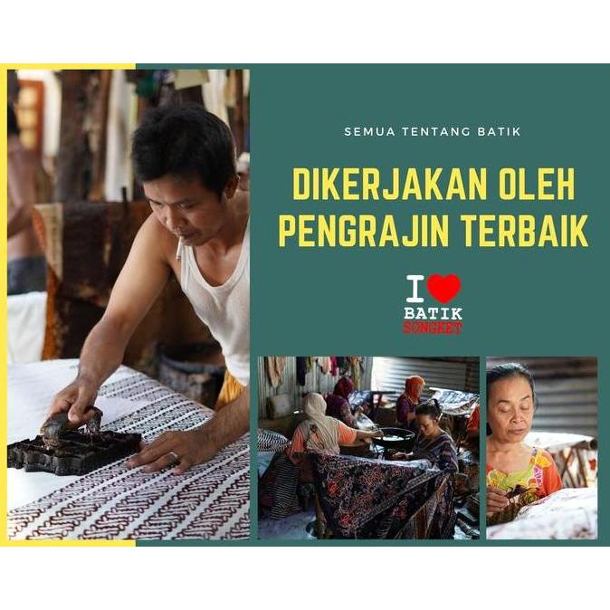 Batik sutra jumputan 2 meter bahan kain palembang sasirangan