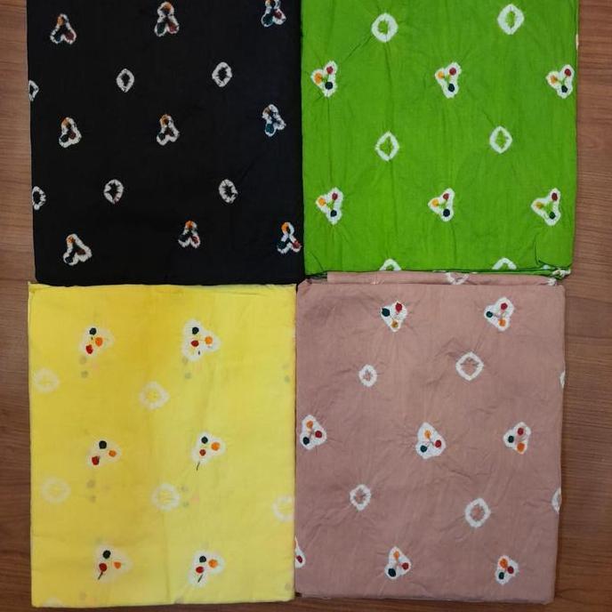 bahan kain batik jumputan asli