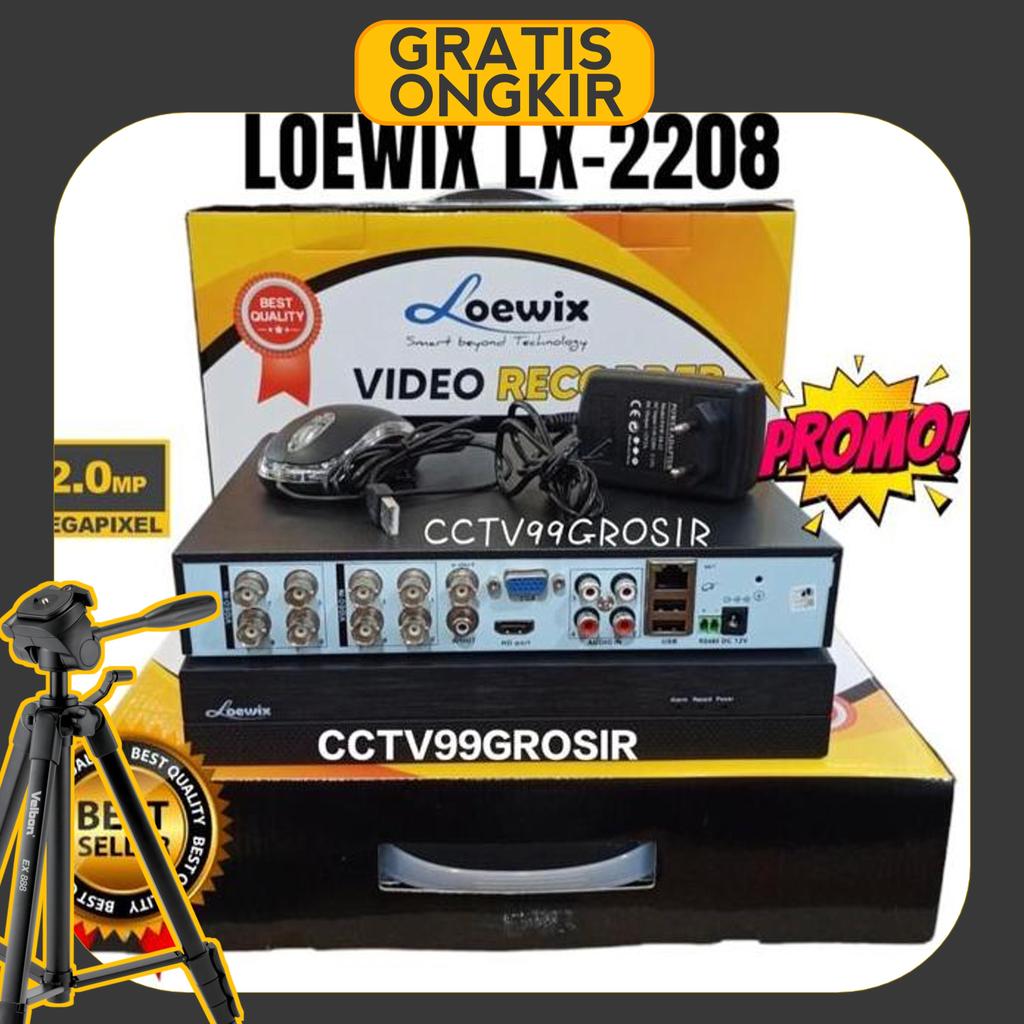 Loewix Dvr Xmeye 8 Channel 2Mp 1080P / Dvr Xmeye 8Ch 2Mp 1080P