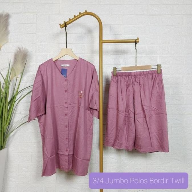 BAJU TIDUR RAYON TWILL PREMIUM JUMBO