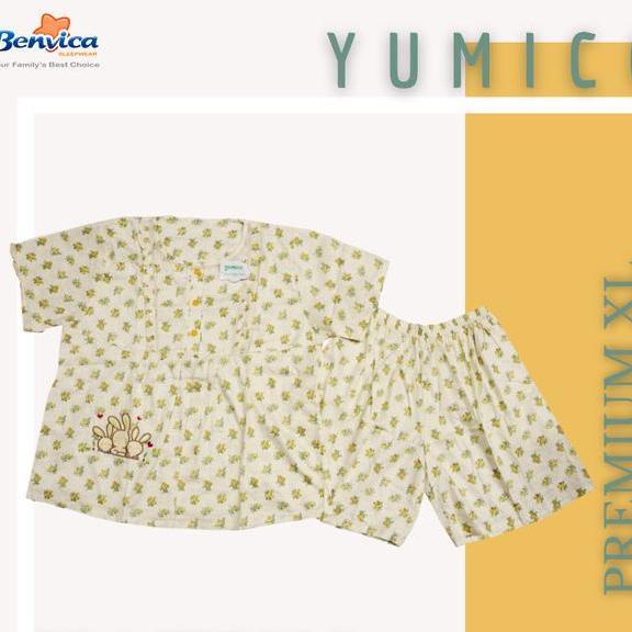 BAJU TIDUR SETELAN PENDEK XL KATUN PREMIUM YUMICO - A