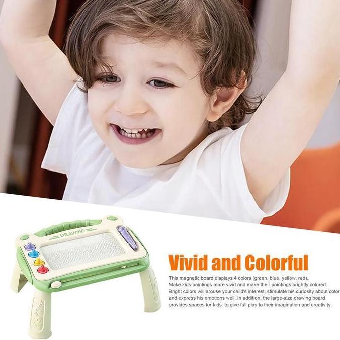 Mainan Meja Papan Tulis Magnetic Anak-Anak/Meja Belajar Meja Lipat Anak Magnetic/Mainan Papan Gambar