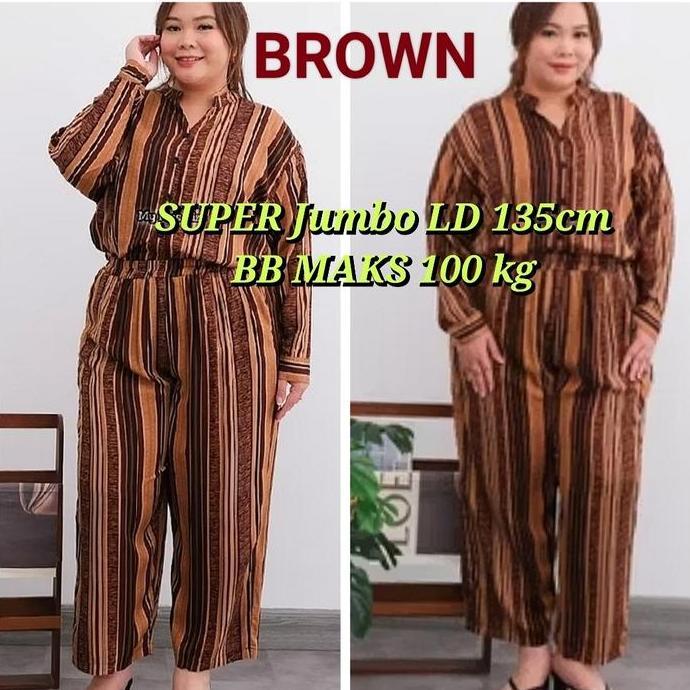 NEW SUPER JUMBO LD 135 CM SETELAN PIYAMA-BAJU TIDUR WANITA JM RLO MPZ