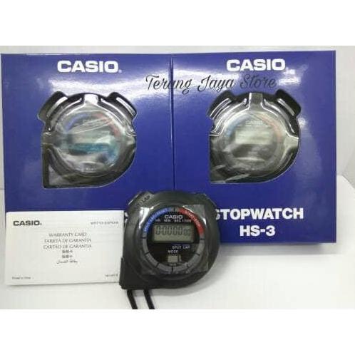 Stopwatch Casio Hs-3 Alat Pengukur Waktu Casio Hs3 Stopwatch Casio Hs 3 (Original 100%)