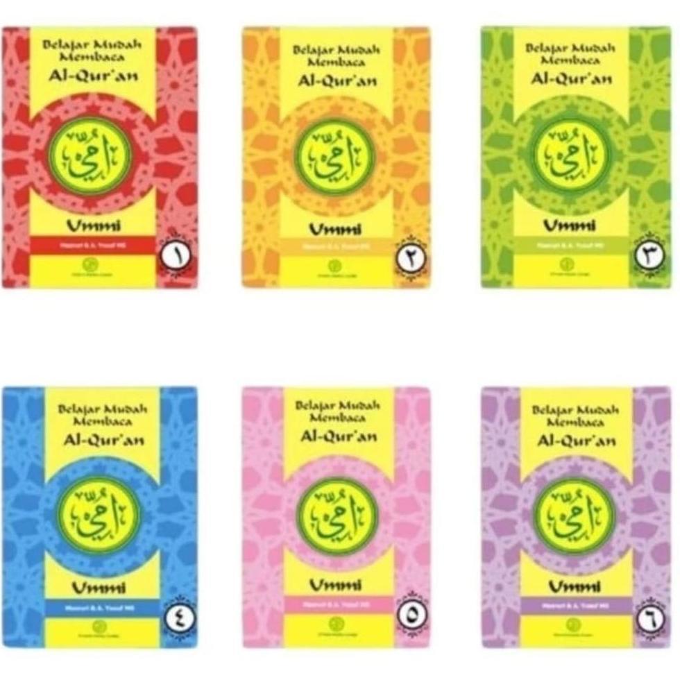 Kitab Ummi Jilid 123456, Tajwid Dasar,Ghoribul Qur'An, Pra Tk Dan Prestasi Ummi