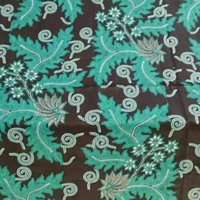 kain BATIK sarimbit motif daun