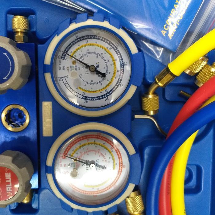 Testing Manifold Ac Merk Value R410 R32 R22 R134 Box Vmg 2 Original Dan Terpercaya