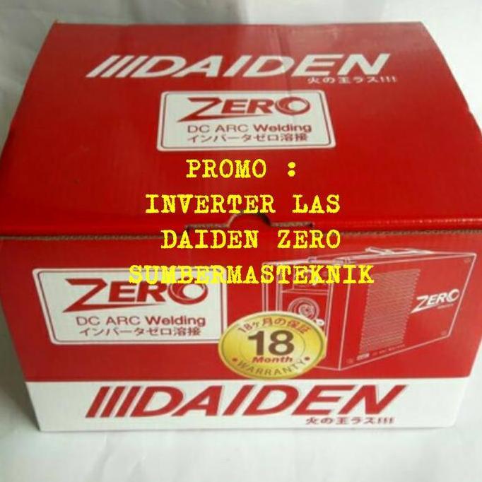 mesin las listrik daiden zero 120A daiden welding zero 120A travolas Promo Premium
